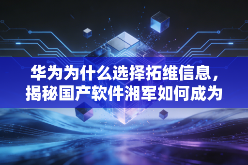 华为为什么选择拓维信息，揭秘国产软件湘军如何成为鸿蒙生态的关键拼图