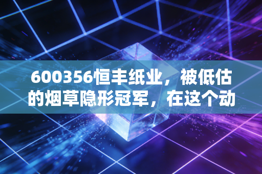 600356恒丰纸业,被低估的烟草隐形冠军,在这个动荡时代它还能稳稳的幸福吗?