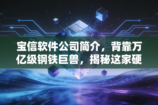 宝信软件公司简介,背靠万亿级钢铁巨兽,揭秘这家硬核工业软件巨头的护城河
