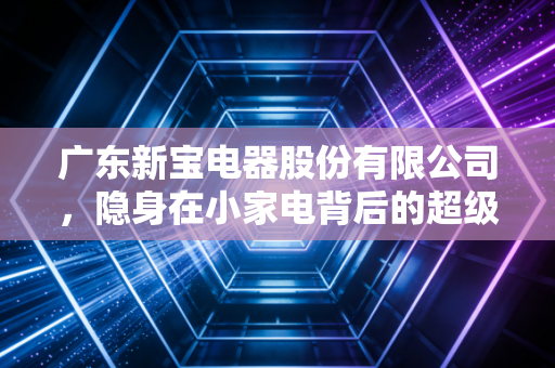 广东新宝电器股份有限公司,隐身在小家电背后的超级工厂,能否在品牌突围战中笑到最后?