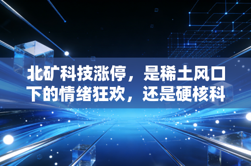 北矿科技涨停,是稀土风口下的情绪狂欢,还是硬核科技的价值回归?
