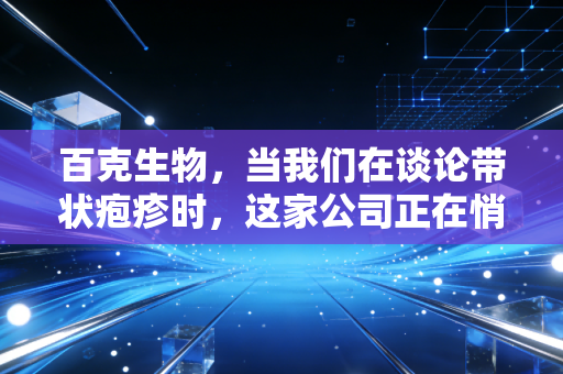 百克生物,当我们在谈论带状疱疹时,这家公司正在悄悄改变老年人的生活质量