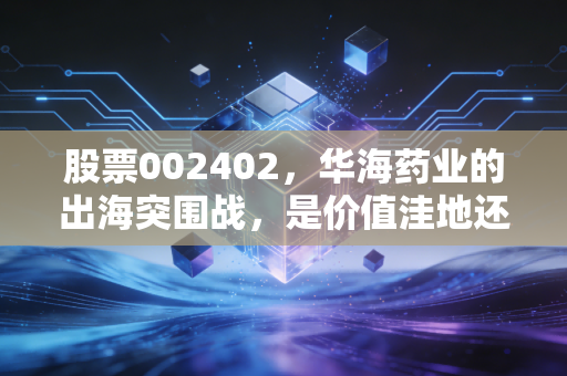 股票002402,华海药业的出海突围战,是价值洼地还是陷阱?