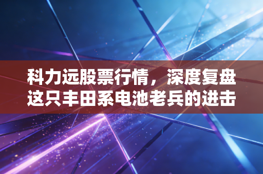 科力远股票行情,深度复盘这只丰田系电池老兵的进击与困顿,是价值洼地还是漫长的等待?