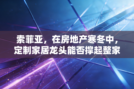 索菲亚,在房地产寒冬中,定制家居龙头能否撑起整家的未来?