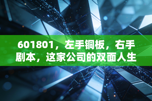 601801,左手铜板,右手剧本,这家公司的双面人生究竟值不值得赌?
