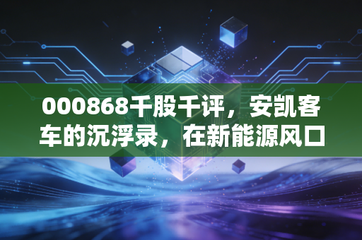 000868千股千评,安凯客车的沉浮录,在新能源风口下我们该何去何从?
