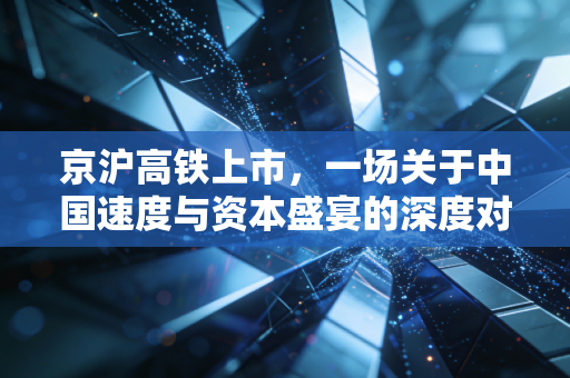 京沪高铁上市,一场关于中国速度与资本盛宴的深度对话