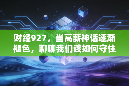 财经927,当高薪神话逐渐褪色,聊聊我们该如何守住钱袋子,过好这紧日子