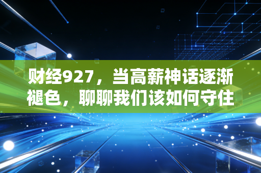 财经927,当高薪神话逐渐褪色,聊聊我们该如何守住钱袋子,过好这紧日子