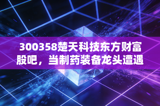 300358楚天科技东方财富股吧，当制药装备龙头遭遇情绪冰点，是黄金坑还是深不见底？