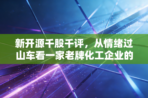 新开源千股千评,从情绪过山车看一家老牌化工企业的华丽转身与隐忧
