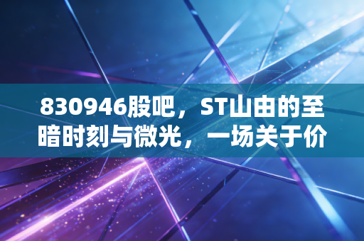 830946股吧,ST山由的至暗时刻与微光,一场关于价值与博弈的深度复盘