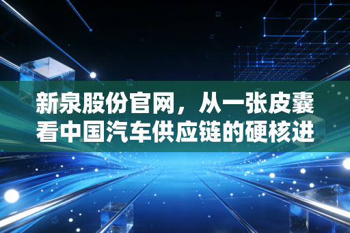 新泉股份官网,从一张皮囊看中国汽车供应链的硬核进化与投资启示