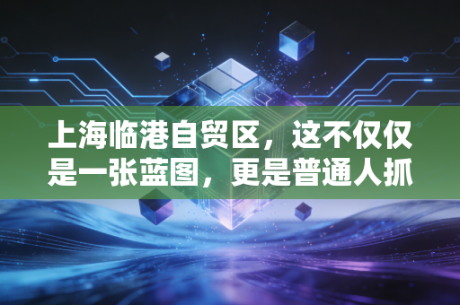 上海临港自贸区,这不仅仅是一张蓝图,更是普通人抓住未来的最后一张船票