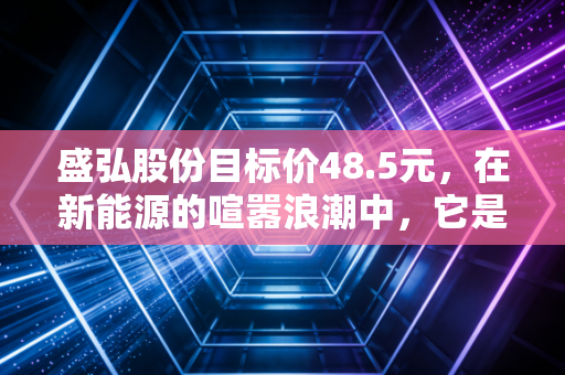 盛弘股份目标价48.5元,在新能源的喧嚣浪潮中,它是那个闷声发大财的卖铲人