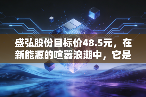 盛弘股份目标价48.5元,在新能源的喧嚣浪潮中,它是那个闷声发大财的卖铲人