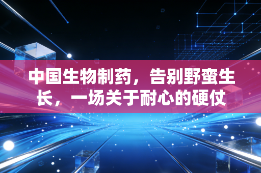中国生物制药,告别野蛮生长,一场关于耐心的硬仗