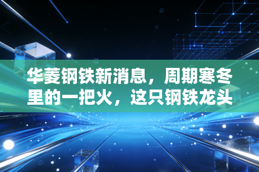 华菱钢铁新消息，周期寒冬里的一把火，这只钢铁龙头凭什么逆势突围？