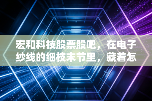 宏和科技股票股吧，在电子纱线的细枝末节里，藏着怎样的千亿野望？
