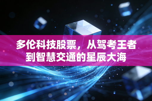 多伦科技股票,从驾考王者到智慧交通的星辰大海