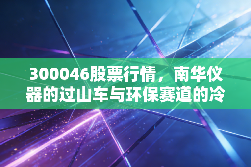 300046股票行情,南华仪器的过山车与环保赛道的冷思考