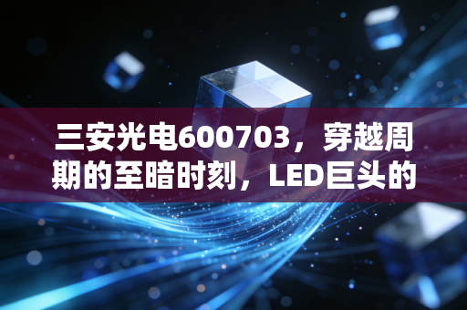 三安光电600703,穿越周期的至暗时刻,LED巨头的芯路历程与未来赌注