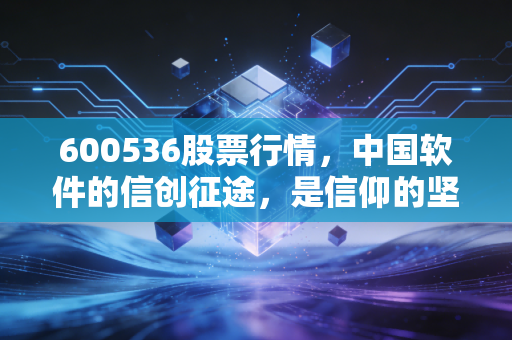 600536股票行情,中国软件的信创征途,是信仰的坚守还是情绪的狂欢?