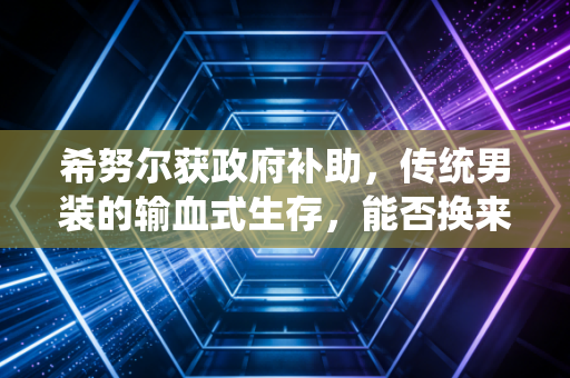 希努尔获政府补助,传统男装的输血式生存,能否换来真正的造血重生?