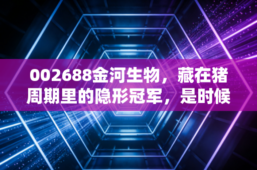 002688金河生物,藏在猪周期里的隐形冠军,是时候关注这只被低估的兽药股了吗?
