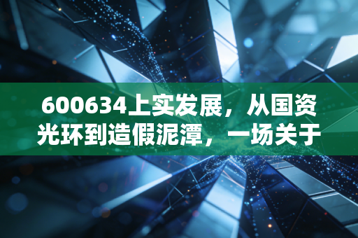 600634上实发展,从国资光环到造假泥潭,一场关于信任与风控的深度反思