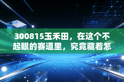 300815玉禾田,在这个不起眼的赛道里,究竟藏着怎样的财富密码?