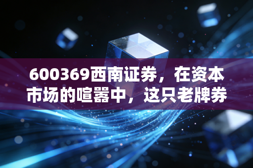 600369西南证券,在资本市场的喧嚣中,这只老牌券商还能重回巅峰吗?