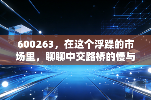 600263，在这个浮躁的市场里，聊聊中交路桥的慢与稳