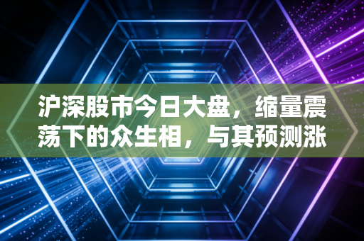沪深股市今日大盘,缩量震荡下的众生相,与其预测涨跌,不如修炼心性