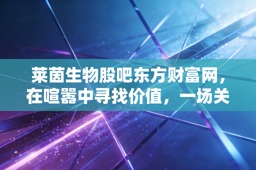 莱茵生物股吧东方财富网，在喧嚣中寻找价值，一场关于甜蜜生意的深度复盘
