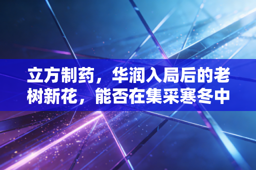 立方制药,华润入局后的老树新花,能否在集采寒冬中守住那份小而美?