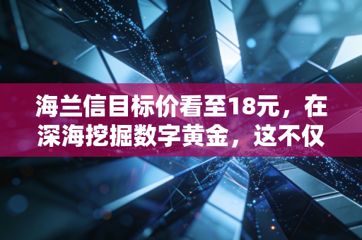 海兰信目标价看至18元，在深海挖掘数字黄金，这不仅仅是一场概念游戏