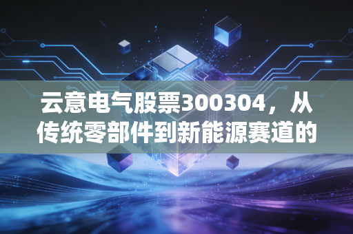 云意电气股票300304,从传统零部件到新能源赛道的隐形冠军,这只老牌汽车电子股还能跑多远?