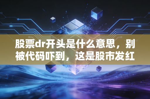 股票dr开头是什么意思，别被代码吓到，这是股市发红包的前奏曲
