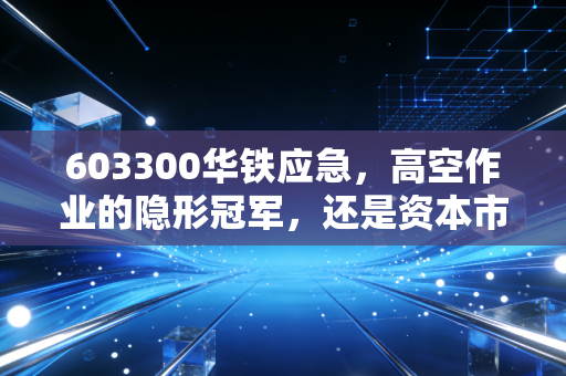 603300华铁应急,高空作业的隐形冠军,还是资本市场的高空走钢丝?
