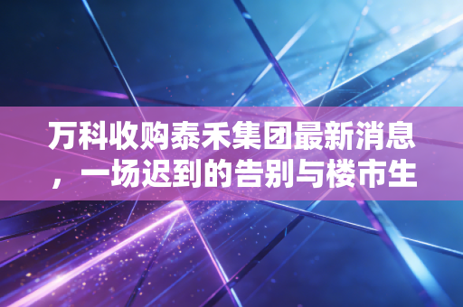 万科收购泰禾集团最新消息,一场迟到的告别与楼市生存法则的残酷启示