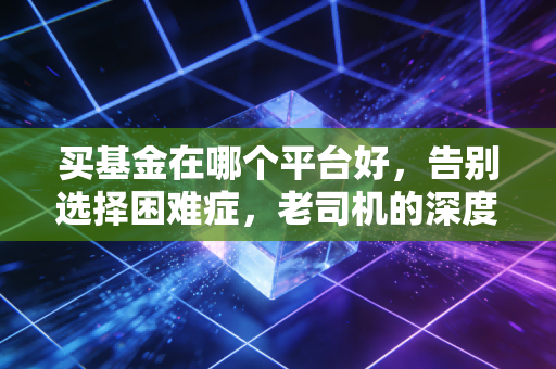 买基金在哪个平台好,告别选择困难症,老司机的深度测评与真心话