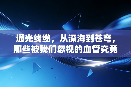 通光线缆,从深海到苍穹,那些被我们忽视的血管究竟价值几何?