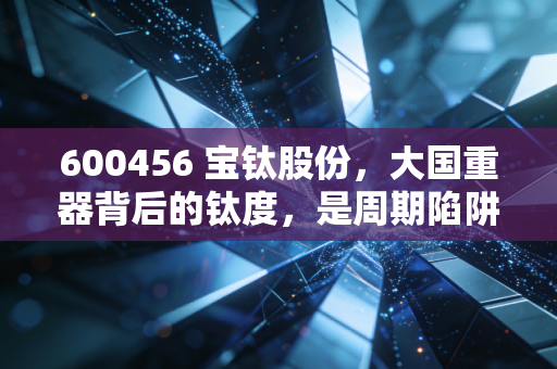 600456 宝钛股份,大国重器背后的钛度,是周期陷阱还是长牛起点?