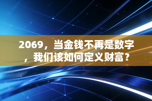 2069，当金钱不再是数字，我们该如何定义财富？