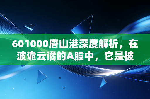 601000唐山港深度解析,在波诡云谲的A股中,它是被低估的现金奶牛还是平庸的守望者?