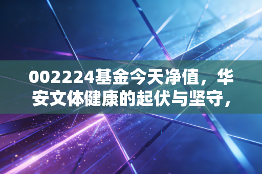 002224基金今天净值,华安文体健康的起伏与坚守,聊聊我的爱恨情仇