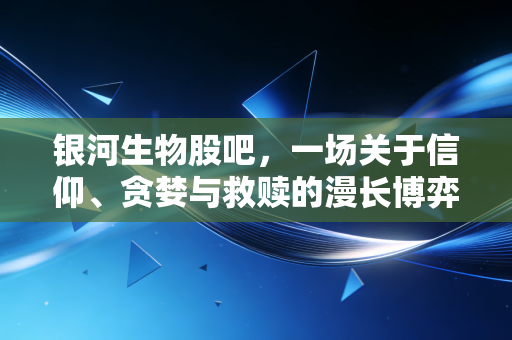 银河生物股吧,一场关于信仰、贪婪与救赎的漫长博弈