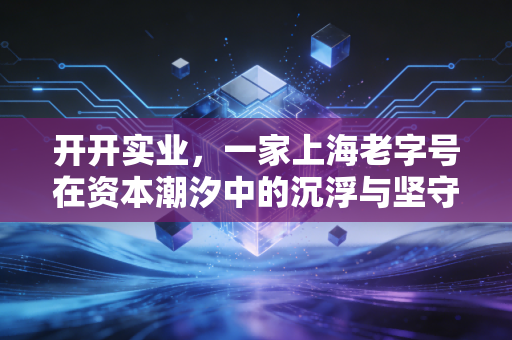 开开实业,一家上海老字号在资本潮汐中的沉浮与坚守